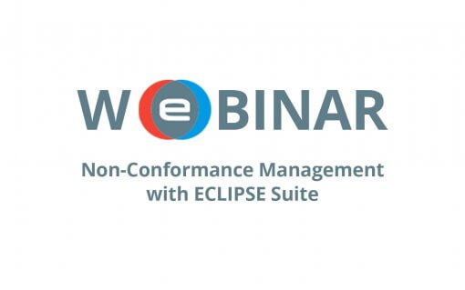 Webinar Non-Conformance Management with ECLIPSE
