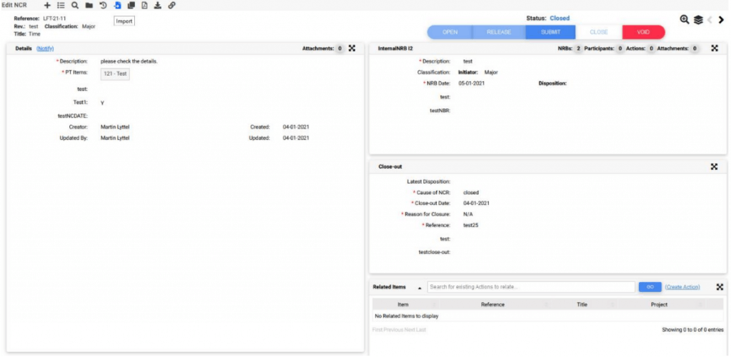 What is Non-Conformance Control? - ECLIPSE Suite