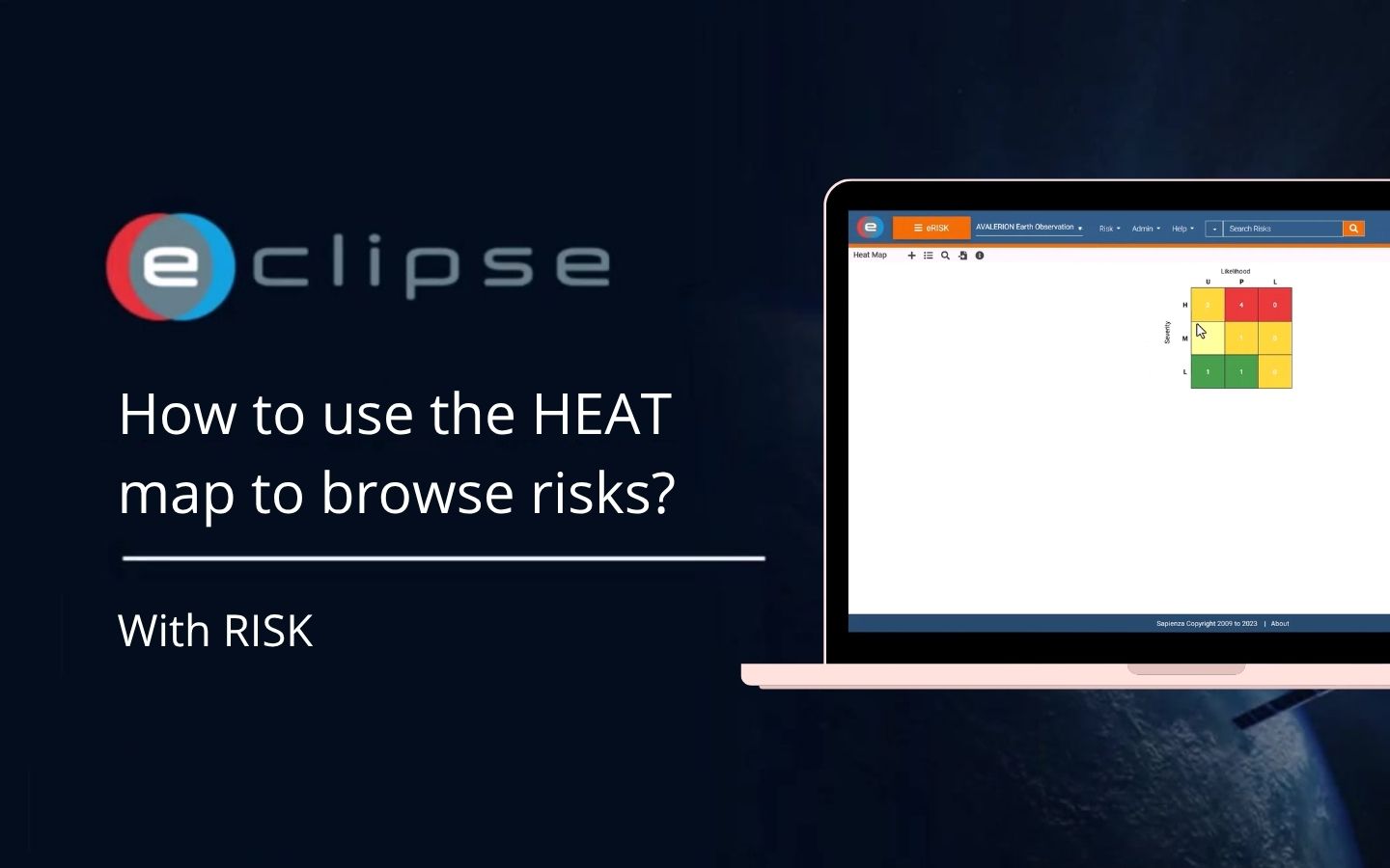 How to use the HEAT map to browse risks? - ECLIPSE Suite